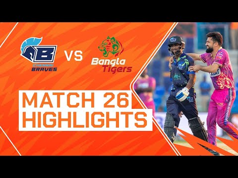 2023 Abu Dhabi T10, Match 26 Highlights: Chennai Braves vs Bangla Tigers | Season 7