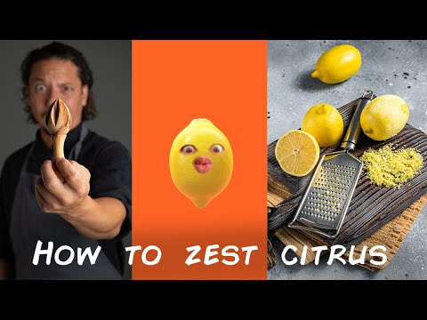 How to zest citrus fruit and what to do with it (amazing fresh flavour!)