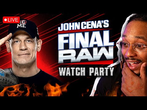 WWE RAW LIVE Watchalong: John Cena's Last Time On RAW! 11/17/2025