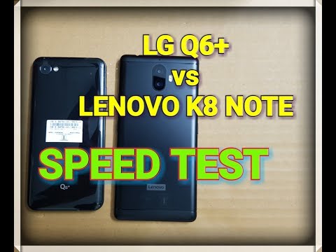 LG Q6 Plus vs Lenovo K8 Note - Speed Test and Multitasking