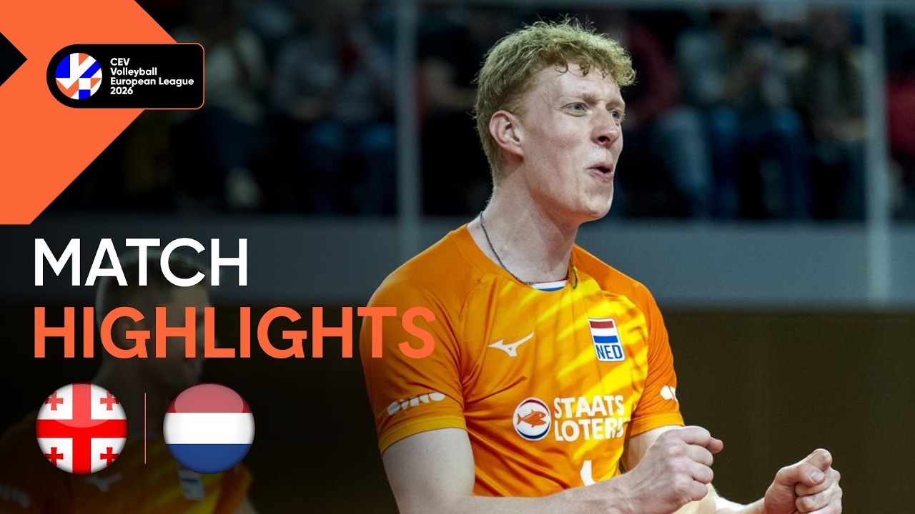Highlights | Georgia vs. The Netherlands | CEV Volleyball European League 2026 | Men