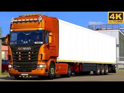 [G29] ETS2 (4K 60FPS) | SCANIA R480 | KLAIPĖDA 🇱🇹 - LINKÖPING 🇸🇪