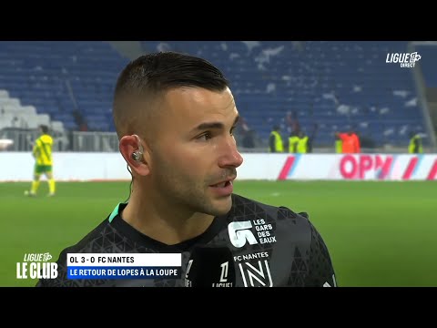 Anthony Lopes' reaction after OL 3-0 Nantes