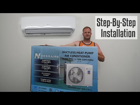 Ductless Mini Split Installation - DIY guide - Step-by-Step