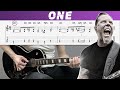 METALLICA - ONE (Guitar cover with TAB | Lesson)
