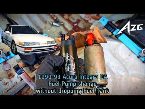 1990-93 Acura Integra DA Fuel Pump replacement without dropping Fuel Tank