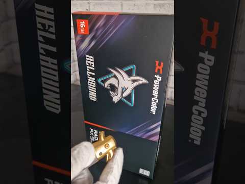RX 9060 XT Hellhound UNBOXING!!! #rx9060xt #powercolor #hellhound #unboxing