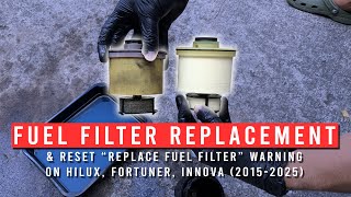 How to Replace the Diesel Fuel Filter on Toyota Hilux (2015-2025) | DIY with UAZAP