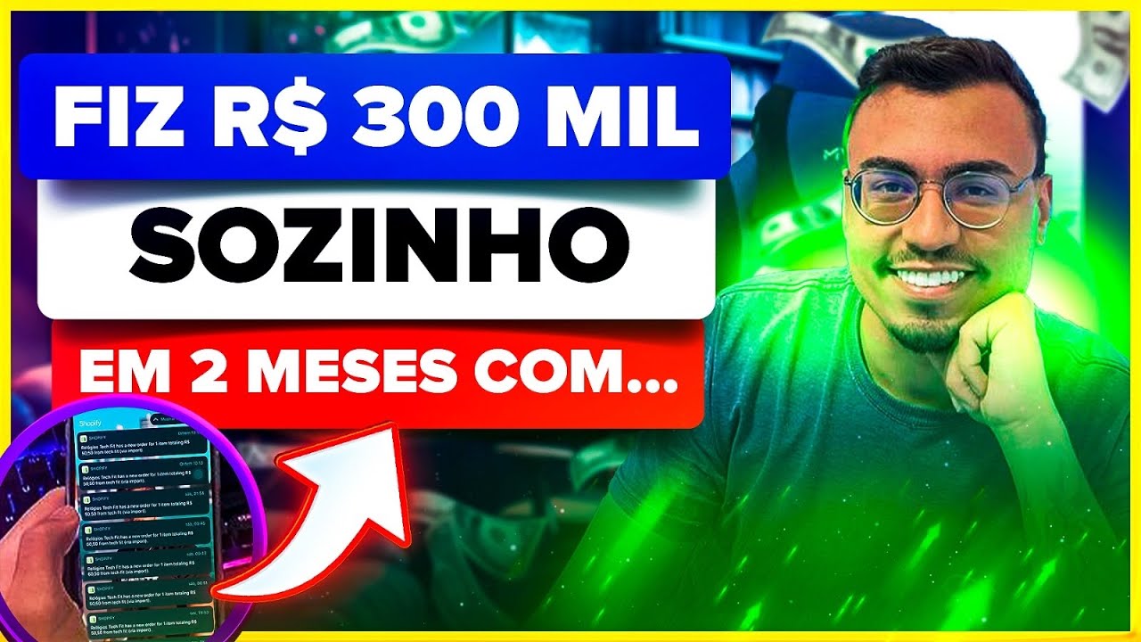Comecei DEVENDO hoje fiz R$300 MIL em 2 MESES de DROPSHIPPING | BRUNO DROP