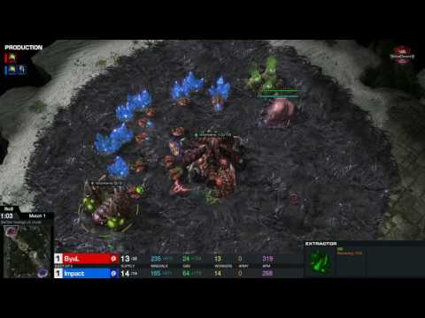 VSL SC2 - Byul vs Impact - 2017 Season1 - Ro8 Match1 3set