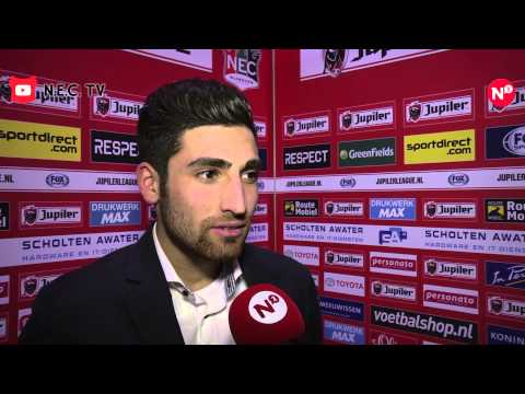 Reactie Alireza Jahanbakhsh na N.E.C.-Helmond Sport
