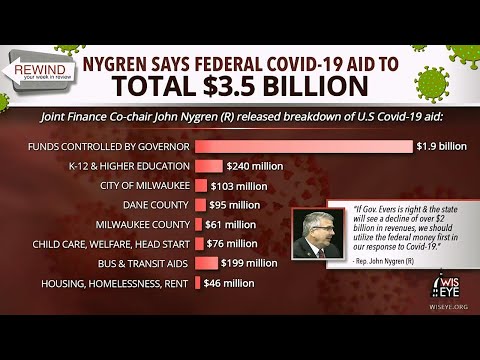 WisEye Morning Minute: Nygren Says Federal COVID-19 Aid To Total $3.5 Billion