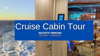 Princess Cruises - Majestic Princess Aft Balcony Cabin Tour Dolphin Deck