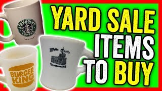 COFFEE MUGS WORTH MONEY - YARD SALE ITEMS TO RESELL ON EBAY (MUG LIFE)