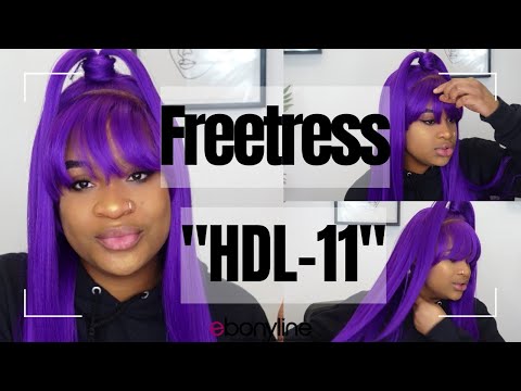 Freetress Equal HD Illusion Half Up Lace Frontal "Wig HDL11" | EBONYLINE.COM