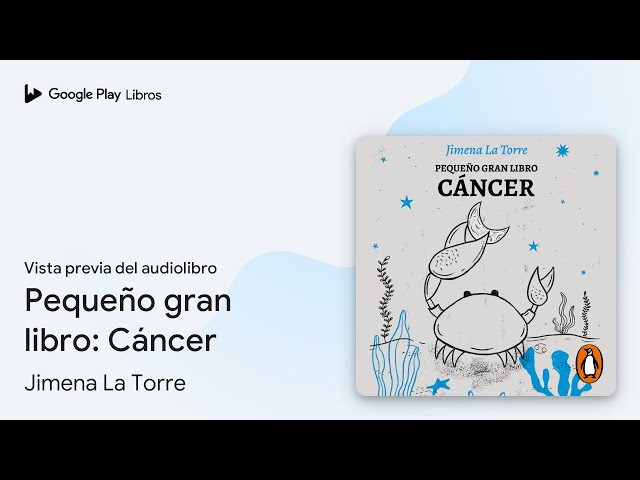 Vídeo relacionado con Pequeño gran libro: Cáncer