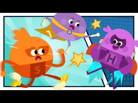 Superhero Hamburgers! ⚡️🍔 | The Bumble Nums | Family Cartoons