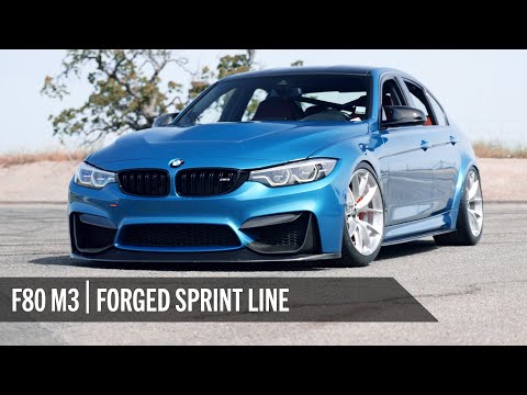 Individual Atlantis Blue BMW F80 M3 on APEX EC-7RS and VS-5RS Wheels