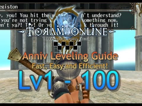 The Ultimate Anniv Power Leveling Guide (Lv 1 - 100) - Toram Online - Fast, Easy and Efficient!