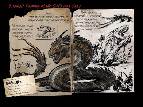 [ARK: Survival Ascended] EASY Basilisk Taming Trap (with the new Template Hammer tool)