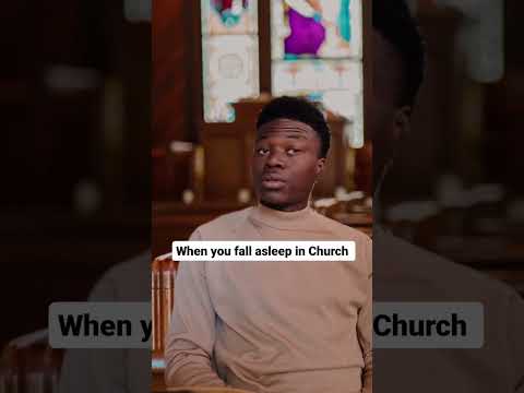 When you fall asleep in Church🤣🤣