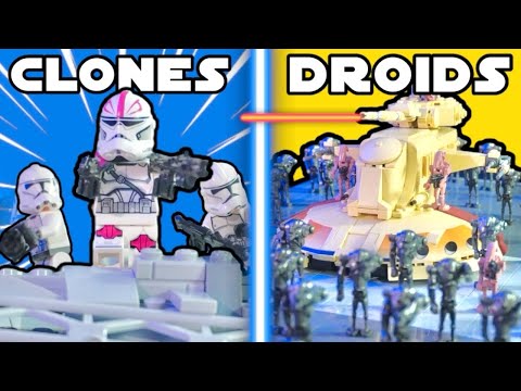 I Built Clone Wars BATTLES in LEGO...