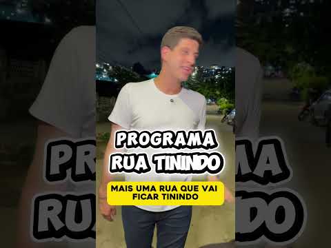 A Rua Porto de Pedras, na Linha do Tiro, vai ficar tinindo! 💪🚧