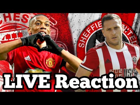 Manchester United Vs Sheffield United!! Live Reaction!! 3-2!!!
