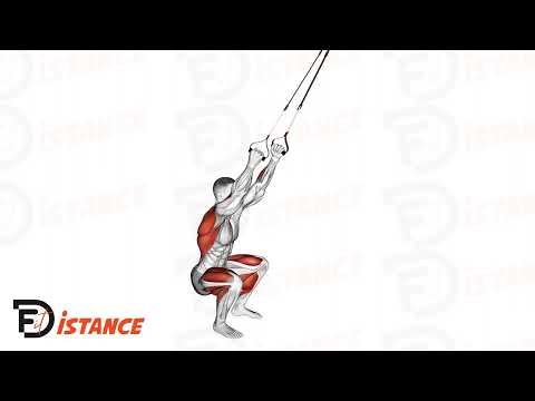 Exercice Squat sautés avec TRX