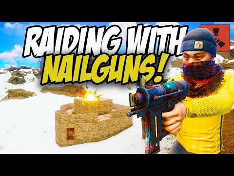 RAIDING with NAILGUNS and BUILDING PROFITABLE SHOP! - Rust Solo #1