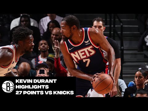 Kevin Durant Highlights | 27 Points vs. New York Knicks
