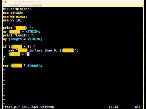 Beginner Perl Maven tutorial: 2.23 - Solution: area prompt and warn