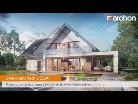 Dom w amorfach 2 (G2A) - Nowoczesny i funkcjonalny dom jednorodzinny I ARCHON+ Projekty Domów