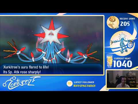 INSANE SHINY XURKITREE IN 1040 SOFT RESETS | Ultra Sun and Moon Shiny