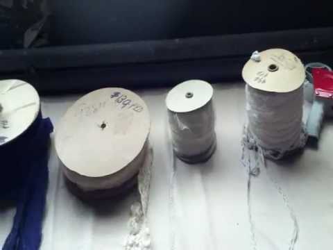 4 Roll Lace OF VINTAGE Trim Fabric LOT 79#