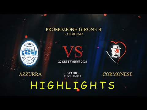 HIGHLIGHTS  3. giornata AZZURRA-CORMONESE 2:1