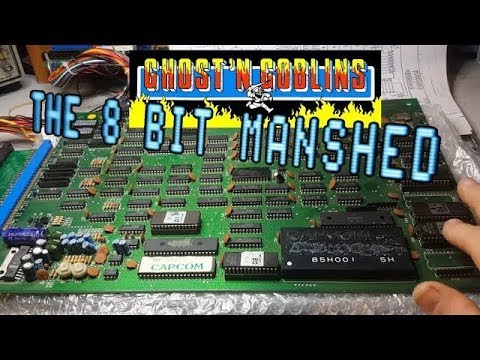 Original Capcom Ghosts'n Goblins pcb repair