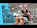 MY POST OLYMPIA WORKOUT-DELTS & BICEPS IN THE ORIGINAL GOLDS GYM LAS VEGAS.