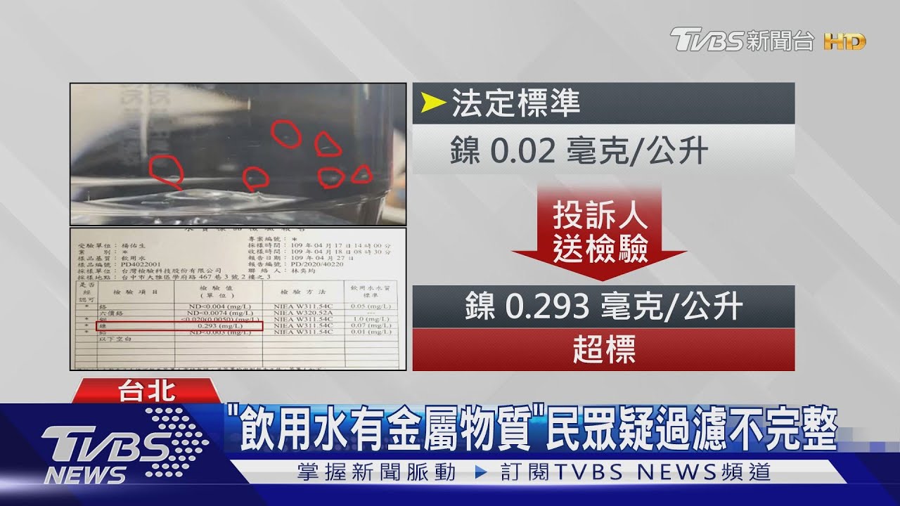 鎳嚴重超標!標榜生飲淨水器 民眾疑瑕疵