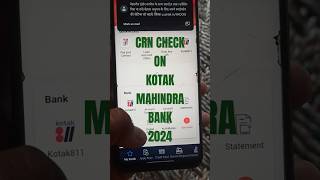 Download lagu How to check Kotak Mahindra Bank (CRN) Number 2024 mp3