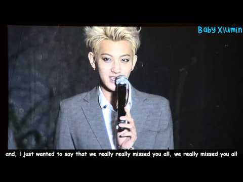 [ENG/FANCAM] 150321 EXO - SMTown Taiwan Talking Ment