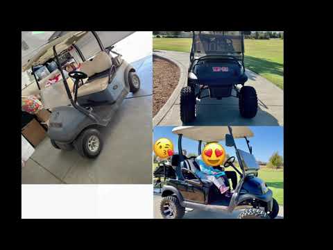 Thumbnail for Club Precedent golf cart make over #golfcart #golfcarts #restoration #liftkit by Car