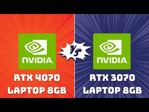 RTX 4070 Laptop vs RTX 3070 Laptop – Gaming & Productivity (1080p, 2K, 4K)