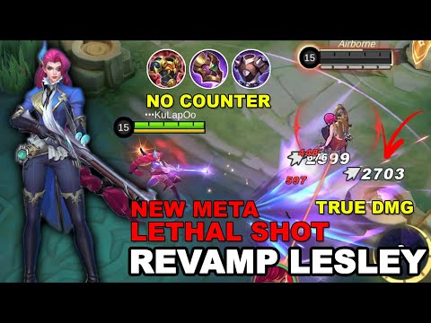 Revamp Lesley New Lethal Shot Is Meta Changer | Revamp Lesley Gameplay | MLBB