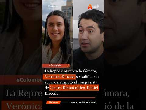 La Congresista Verónica Estrada; se 'salió de la ropa' e irrespetó al congresista Daniel Briceño