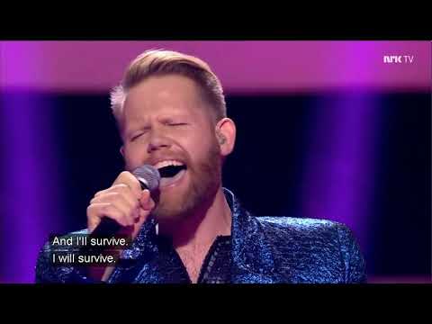 Kim Rysstad performing "I Will Survive" by Gloria Gaynor, in Stjernekamp 8 on NRK, 26.10.2019