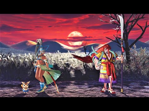 Majikina Mina vs Senryo Kyoshiro (Hardest AI) - Samurai Shodown