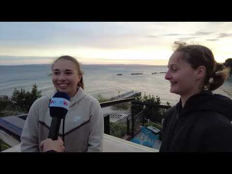 Ria Dernikovic i Dora MIšković parovi Interview - ITF Split