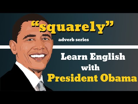 Squarely Usage, Pronounce, Meaning, Definition, Sentence Examples - Adverb Series