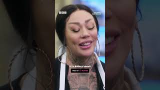Mutya Buena makes a cheesecake with too much BASE - BBC